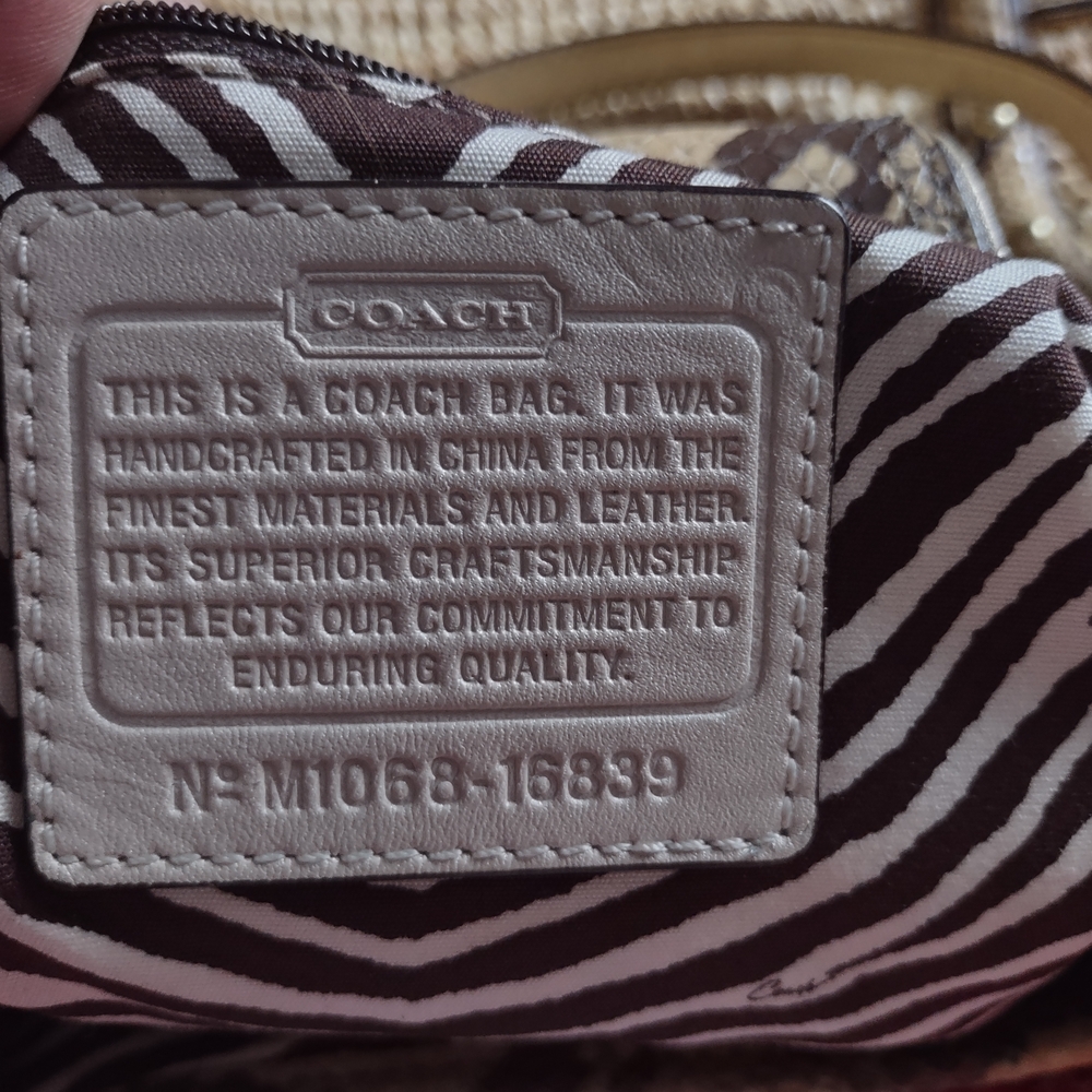 Coach Python Tote - Picture 5 of 6